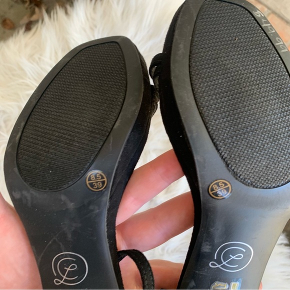 Chinese Laundry Chic Black Strappy Heels Size 8.5 - Picture 6 of 6